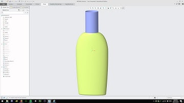 Creo Tutorial - Curve Bottle Surface Modeling