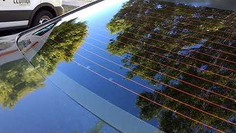Tint Man explains how we remove Window Film off the rear window without messing up the rear defrost