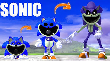 EVOLUTION OF SONIC SMILING CRITTERS POPPY PLAYTIME CHAPTER 4 In Garry