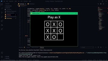 CS50 AI with python project 0b tic tac toe