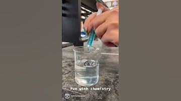 Reaction Of Sodium Alginate with Calcium chloride
