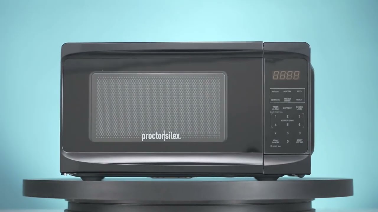 PROCTORSILEX 0.7 MICROWAVE BLACK CMV807BK-07 – Oikos Center