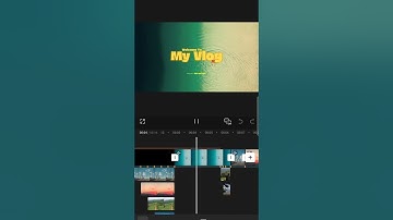 Vlog intro template in #CAPCUT