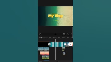 Vlog intro template in #CAPCUT