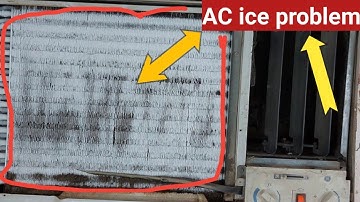 window ac ice problem solution)window ac ice problem hindi)window ac coling coil ice making)
