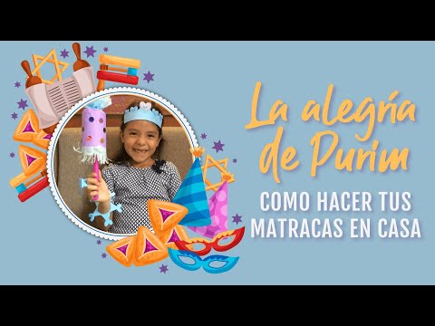 #YovelHogar​ - Cómo hacer Matracas para #Purim