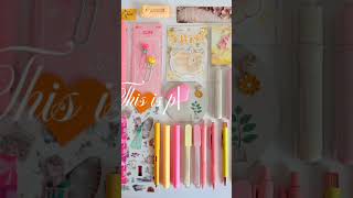 #stationery #stationerylover #aesthetic #studygram #pinkstationery #planneraddict #cutestationery