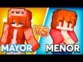 Hermana mayor vs hermano menor en minecraft