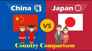 China vs Japan country comparison by Orange 2,133 views 2 months ago 4 minutes, 55 seconds