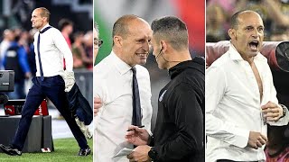 Massimiliano Allegri 'Undressed' After Red Card During Juventus 1-0 Win vs Atalanta in Coppa Italia