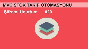 C# ASP.NET MVC Stok Takip Otomasyonu-20(Şifremi Unuttum)