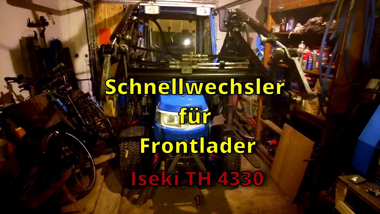 Schnellwechsler Frontlader 1 Iseki TH4330