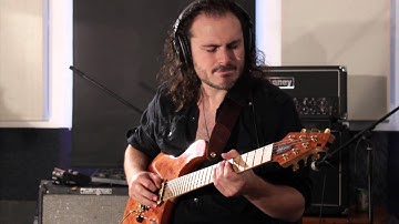 Alex Hutchings - Roland GR-55 guitar synth linked to a computer and Boss RC-300