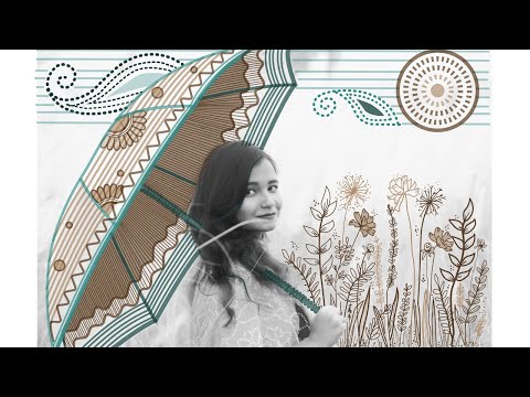 How to Draw Doodle Art in Adobe Illustrator||Digital Doodle Portrait Drawing