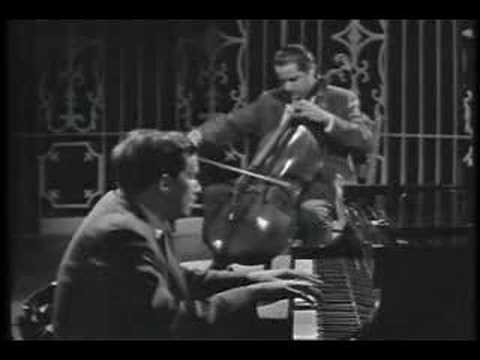 Beethoven - Cello Sonata - Glenn Gould & Leonard Rose -PART1