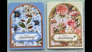 More Double Vision Cards - 6 Cards: Arches, Circles, and Balloons! What's not to Love!!