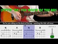 Easy play along series - SITTIN' ON THE DOCK OF THE BAY - Guitar chords & lyrics - Otis Redding