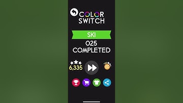 Color Switch Ski All Medium Speedrun