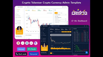 RTL Crypto Tokenizer Cryptocurrency Dashboard Admin Template