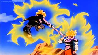ドラゴンボールZ ► 悟空が指一本でトランクスの剣を止める！想像を超える悟空の強さにトランクス驚愕！► Dragon Ball Z Anime English Subtitle