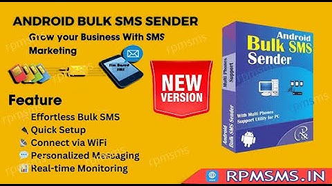 Android Bulk SMS Sender  | How To Send Bulk SMS From Multiple Android Phones