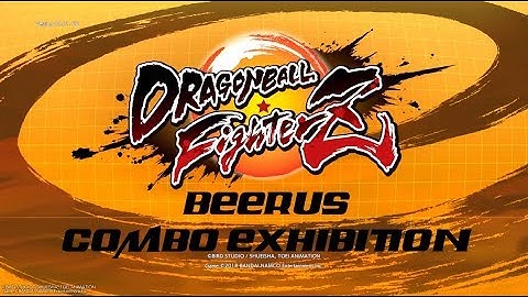 Dragon Ball FighterZ Beerus Combo Exhibition