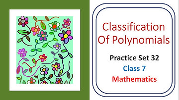 Practice Set 32 | Mathematics | Class 7 | Maharashtra Board | Your Rythm Nexus.