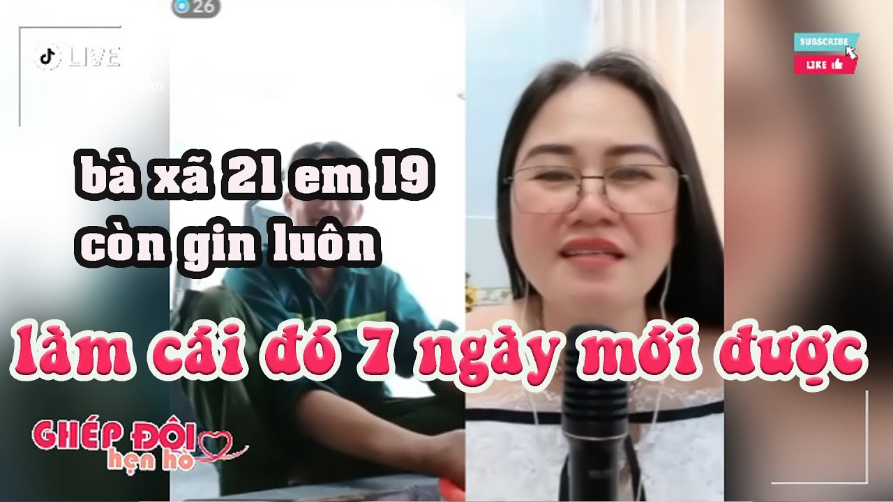 Thắm ghép đôi. bã còn gin. đêm tân hôn làm miết không dô