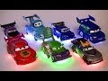 Light Up Deluxe Die-Cast Set Tuners DJ WIngo Lightning McQueen Mater Disney Pixar Cars Toons Toys