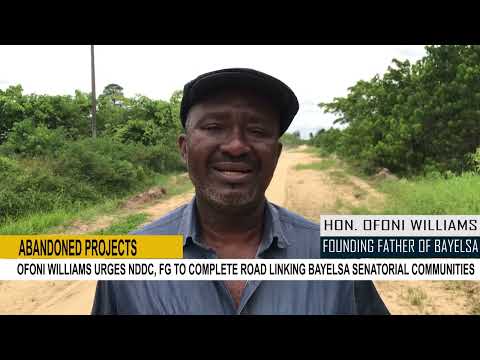APC Stalwart, Hon. Ofoni Williams Urges NDDC to Complete Road Linking Bayelsa Communities