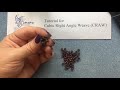 CRAW Stitch tutorial - Cubic Right Angle Weave for Beginners