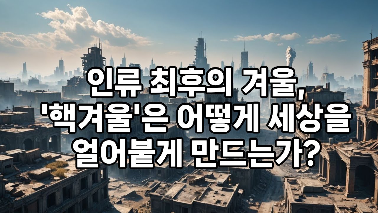 인류 최후의 겨울: 핵전쟁은 어떻게 세상을 얼어붙게 만드는가 