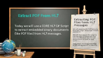 Extract Embedded PDF from HL7 Messages