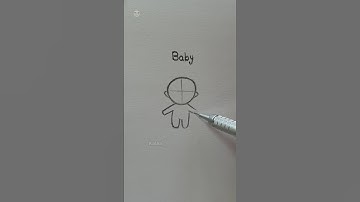 How to draw stickman girl body #art #shorts #drawing #tutorial #sketch