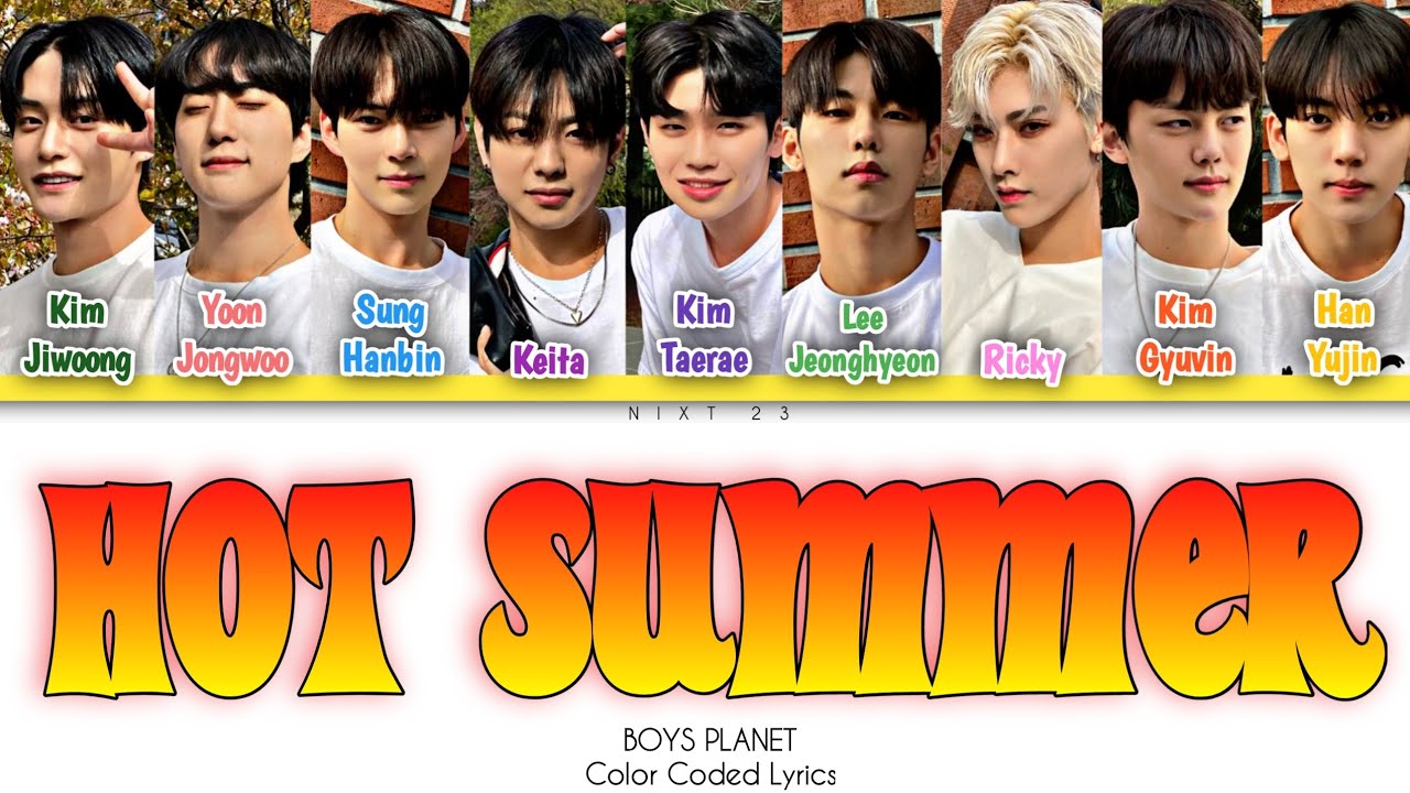 BOYS "Hot Summer" (Color Coded Lyrics) YouTube