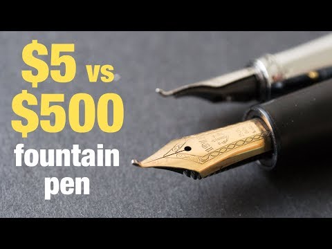 $5 vs $500 fountain pen: What&rsquo;s the difference?