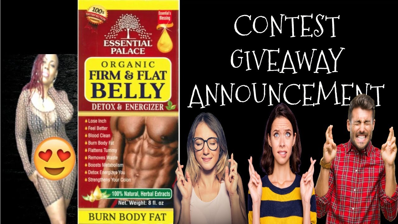 FIRM & FLAT BELLY DETOX GIVEAWAY WINNER !!! - YouTube