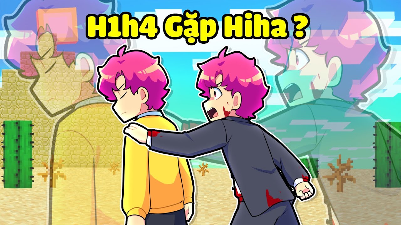H1h4 bất ngờ GẶP ĐƯỢC LẠI HIHA ở dưới THẾ GIỚI BÃI RÁC trong Minecraft 😱🤩