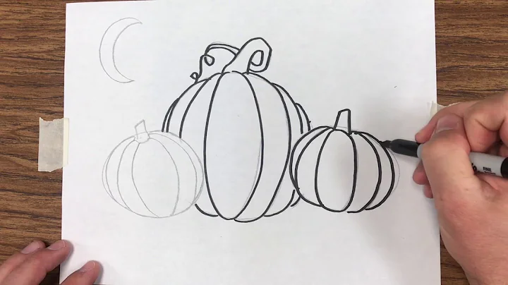 Pumpkin Patch Drawing