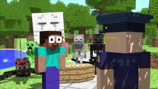 Monster School  RIP Enderman RIP Pig Man (Minecraft Animation)