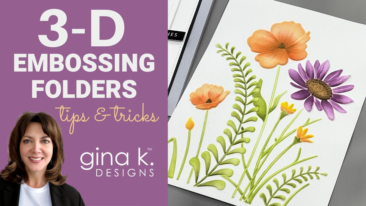 3-D Embossing Folder Tips & Tricks- Special Surprise Release! - YouTube