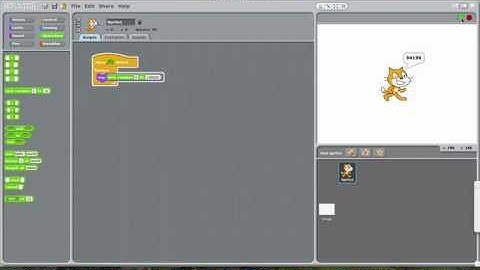 Scratch Tutorial - Simple Random Number Generator