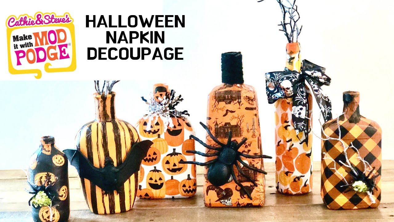 DIY Halloween Bottles