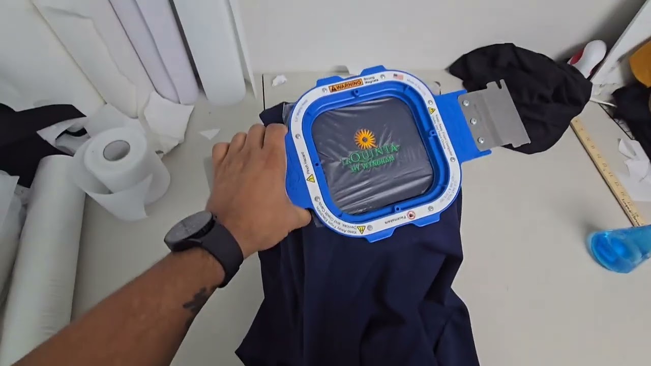 Full Polyester Polo Shirt Embroidery Tutorial Part 2