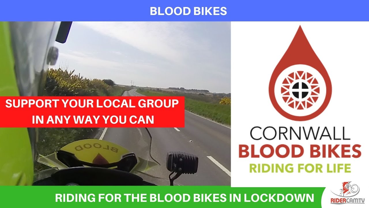 Riding for Cornwall Blood Bikes Support your local Blood Bike Group YouTube