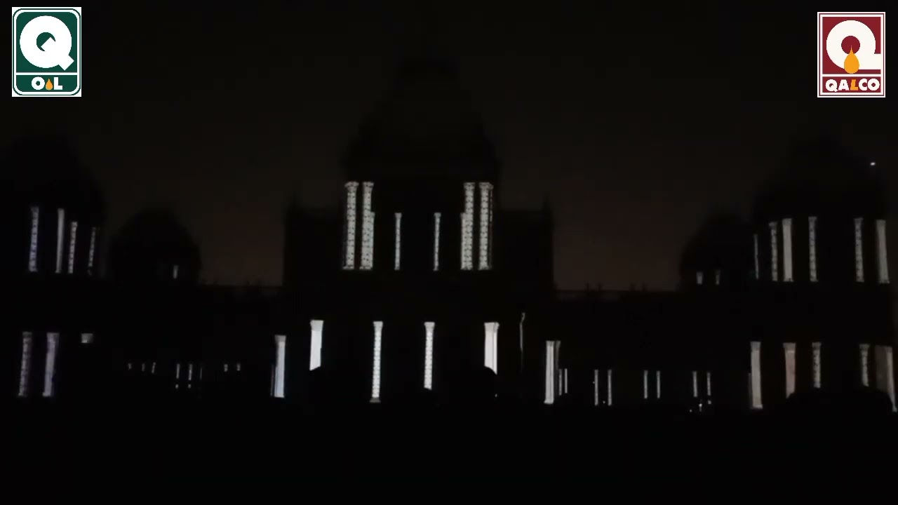 Noor mahal light show Bahwalpur Qoil Qalco Qatar lubricants