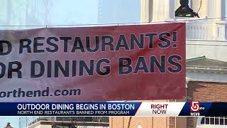Protest planned over on-street outdoor dining ban in North End