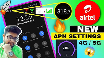 Airtel APN Settings 4G/5G 2025 ✨| Airtel Network Problem Solution ✅| Airtel Internet Speed Problem |