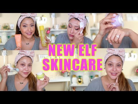new-elf-skincare!-best-new-affordable-drugstore-skincare-routine!