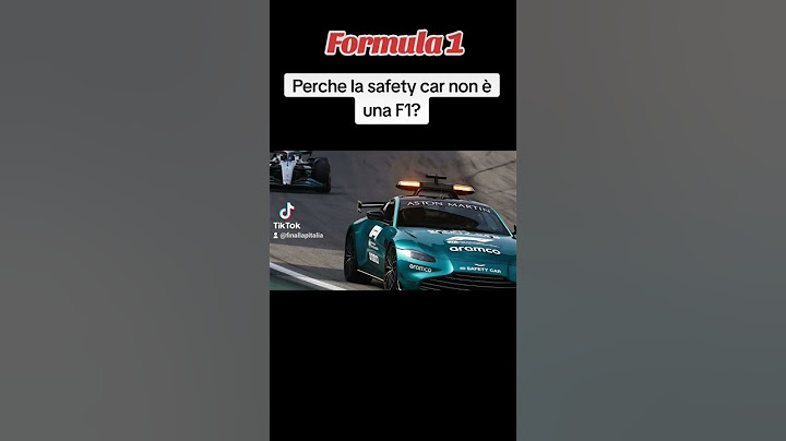 Perché la Safety Car non è una F1? #finallapitalia #formula1 #f1 #motori #safetycar #f12023